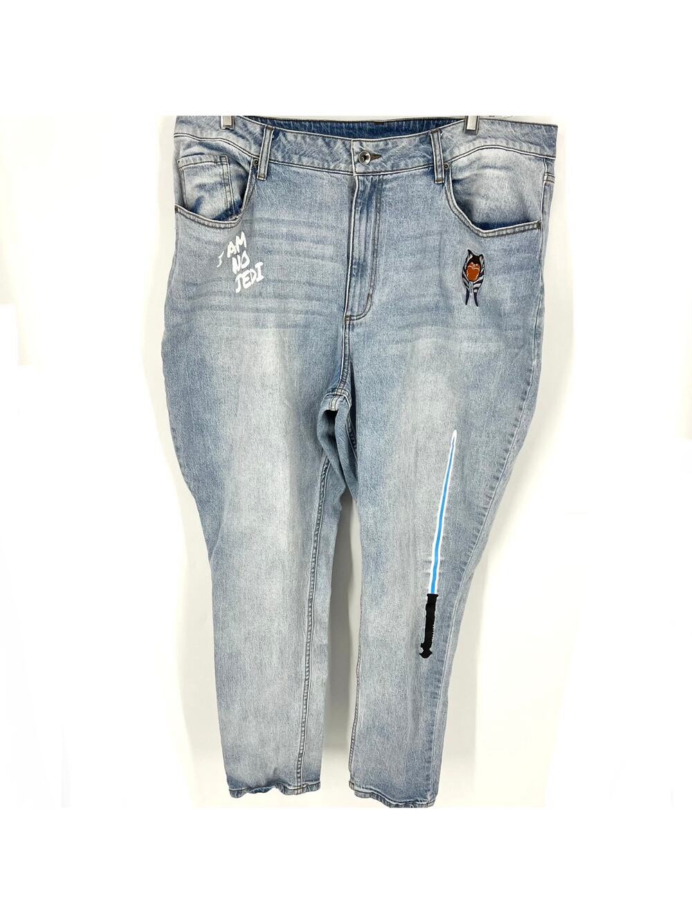 Her Universe Star Wars Ahsoka Mom Stretch Womens Jeans Embroidered Size 18